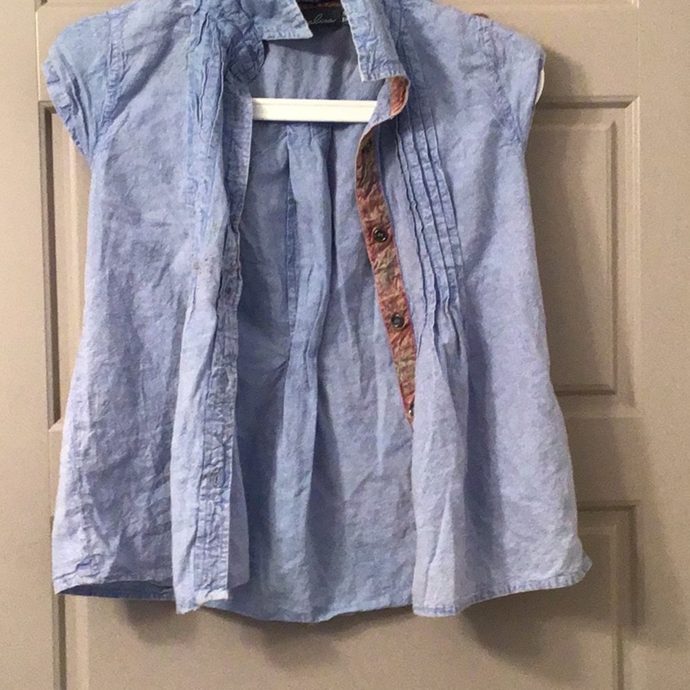 Denim button up